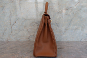 HERMES／エルメス ケリー32 クシュベル ゴールド □C刻印 ショルダーバッグ 700080124