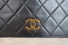 画像をギャラリービューアに読み込む, CHANEL/シャネル マトラッセプッシュロックチェーンショルダーバッグ ラムスキン ブラック/ゴールド金具 ショルダーバッグ 800050143
