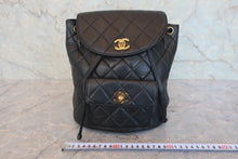 画像をギャラリービューアに読み込む, CHANEL/シャネル マトラッセチェーンリュック ラムスキン ブラック/ゴールド金具 リュック 800030048
