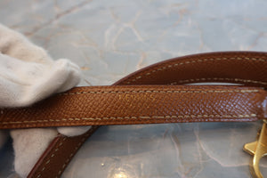 HERMES／エルメス ケリー32 クシュベル ゴールド □C刻印 ショルダーバッグ 700080124