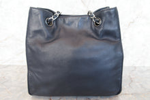 Load image into Gallery viewer, CHANEL CC mark chain shoulder bag Lambskin Navy/Silver hadware Shoulder bag 600120208
