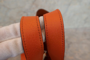 HERMES／エルメス ピコタンロックＰＭ トリヨンクレマンス オレンジ □N刻印 ハンドバッグ 700030255