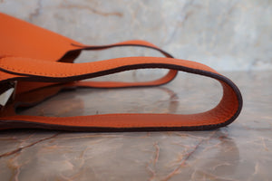 HERMES／エルメス ピコタンロックＰＭ トリヨンクレマンス オレンジ □N刻印 ハンドバッグ 700030255