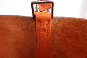 HERMES／エルメス ピコタンロックＰＭ トリヨンクレマンス オレンジ □N刻印 ハンドバッグ 700030255