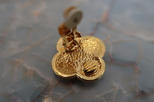 CHANEL/香奈儿 经典双C 苜蓿型 耳夹 镀金 Gold(金色) 耳夹 600050093