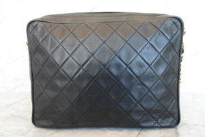 CHANEL/シャネル マトラッセフリンジチェーンショルダーバッグ ラムスキン ブラック/ゴールド金具 ショルダーバッグ 700070220