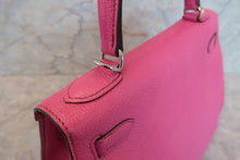 将图片加载到图库查看器，HERMES KELLY 28 Chevre myzore goatskim Fuschia pink □J刻印 Shoulder bag 700070195
