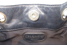 Load image into Gallery viewer, CHANEL CC mark chain shoulder bag Lambskin Navy/Silver hadware Shoulder bag 600120208
