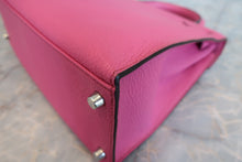 将图片加载到图库查看器，HERMES KELLY 28 Chevre myzore goatskim Fuschia pink □J刻印 Shoulder bag 700070195
