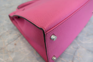 HERMES KELLY 28 Chevre myzore goatskim Fuschia pink □J刻印 Shoulder bag 700070195