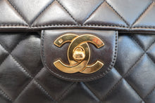 將圖片載入圖庫檢視器 CHANEL/シャネル 中マトラッセシングルフラップWチェーンショルダーバッグ ラムスキン ブラック/ゴールド金具 ショルダーバッグ 600100033
