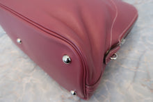 Load image into Gallery viewer, HERMES BOLIDE RELAX 35 Sikkim leather Bois de rose □O Engraving Hand bag 800090042
