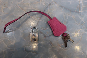 HERMES KELLY 28 Chevre myzore goatskim Fuschia pink □J刻印 Shoulder bag 700070195