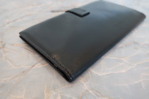 HERMES／エルメス ベアンクラシック ボックスカーフ ブラック □G刻印 財布 700080096