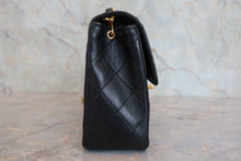 画像をギャラリービューアに読み込む, CHANEL/シャネル ミニマトラッセシングルフラップチェーンショルダーバッグ ラムスキン ブラック/ゴールド金具 ショルダーバッグ 800050088
