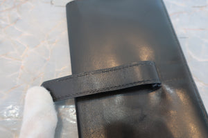 HERMES／エルメス ベアンクラシック ボックスカーフ ブラック □G刻印 財布 700080096