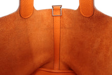 画像をギャラリービューアに読み込む, HERMES／エルメス ピコタンロックＰＭ トリヨンクレマンス オレンジ □L刻印 ハンドバッグ 800100130
