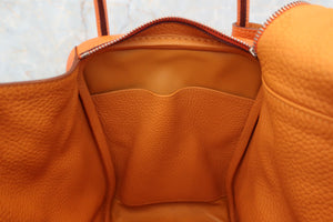 HERMES／エルメス リンディ34 バイカラー トリヨンクレマンス オレンジ/ムタード □P刻印 ショルダーバッグ 700050029