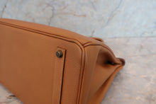 画像をギャラリービューアに読み込む, HERMES／エルメス バーキン35 アルデンヌ ゴールド 〇Y刻印 ハンドバッグ 700050063
