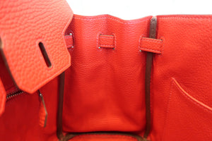 HERMES／エルメス バーキン25 トゴ ルージュカザック □P刻印 ハンドバッグ 700070177