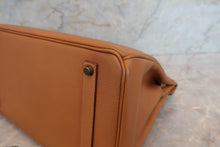 画像をギャラリービューアに読み込む, HERMES／エルメス バーキン35 アルデンヌ ゴールド 〇Y刻印 ハンドバッグ 700050063
