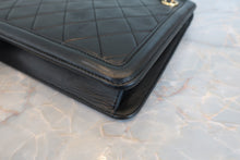 Load image into Gallery viewer, CHANEL Matelasse fringe shoulder bag Lambskin Black/Gold hadware Shoulder bag 800040093
