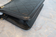 Load image into Gallery viewer, CHANEL Matelasse fringe shoulder bag Lambskin Black/Gold hadware Shoulder bag 800040093
