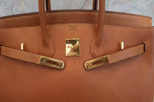 画像をギャラリービューアに読み込む, HERMES／エルメス バーキン35 アルデンヌ ゴールド 〇Y刻印 ハンドバッグ 700050063
