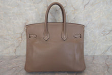 将图片加载到图库查看器，HERMES BIRKIN 25 Swift leather Etoupe gray □M刻印 Hand bag 600120298
