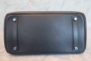 HERMES／エルメス バーキン30 トリヨンクレマンス ブラック □L刻印 ハンドバッグ 700070201