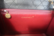 將圖片載入圖庫檢視器 CHANEL/シャネル 台形チェーンショルダーバッグ ラムスキン ブラック/ゴールド金具 ショルダーバッグ 600090259
