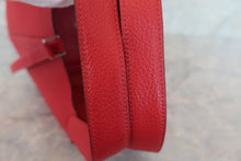 Load image into Gallery viewer, HERMES PICOTIN LOCK MM Clemence leather Rouge casaque □Q Engraving Hand bag 600060119

