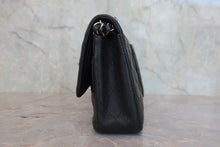 将图片加载到图库查看器，CHANEL/香奈儿 CF 双盖 双链条包 荔枝皮 Black/Silver Hardware(黑色/银色金属) 肩背包 800070140
