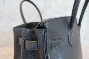 HERMES／エルメス バーキン30 トリヨンクレマンス ブラック □L刻印 ハンドバッグ 700070201