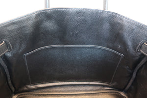 HERMES／エルメス バーキン30 トリヨンクレマンス ブラック □L刻印 ハンドバッグ 700070201