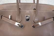 将图片加载到图库查看器，HERMES BIRKIN 25 Swift leather Etoupe gray □M刻印 Hand bag 600120298
