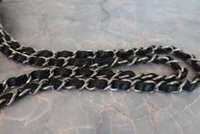 将图片加载到图库查看器，CHANEL/香奈儿 CF 双盖 双链条包 荔枝皮 Black/Silver Hardware(黑色/银色金属) 肩背包 800070140
