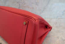 画像をギャラリービューアに読み込む, HERMES／エルメス バーキン35 クシュベル ルージュヴィフ □H刻印 ハンドバッグ 700080057
