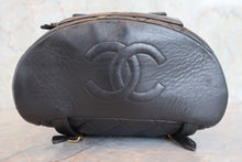 Load image into Gallery viewer, CHANEL Matelasse chain back pack Lambskin Black/Gold hadware Back pack 800060021
