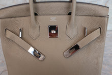 将图片加载到图库查看器，HERMES BIRKIN 30 Clemence leather Sauge X刻印 Hand bag 600070165
