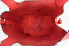 Load image into Gallery viewer, HERMES PICOTIN LOCK PM Clemence leather Rouge tomate X Engraving Hand bag 600090026
