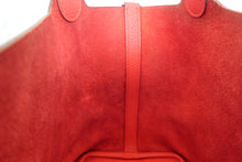 Load image into Gallery viewer, HERMES PICOTIN LOCK PM Clemence leather Rouge tomate X Engraving Hand bag 600090026
