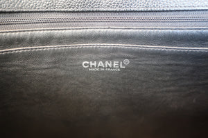 CHANEL/シャネル 中マトラッセシングルフラップチェーンショルダーバッグ キャビアスキン ブラック/シルバー金具 ショルダーバッグ 600110050