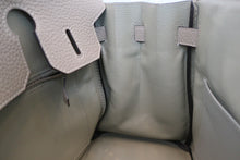 将图片加载到图库查看器，HERMES BIRKIN 30 Clemence leather Sauge X刻印 Hand bag 600070165
