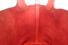 Load image into Gallery viewer, HERMES PICOTIN LOCK PM Clemence leather Rouge tomate X Engraving Hand bag 600090026
