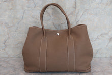 Load image into Gallery viewer, HERMES GARDEN PARTY PM Negonda leather Etoupe gray T Engraving Tote bag 600060110
