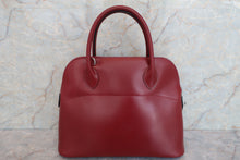 Load image into Gallery viewer, HERMES BOLIDE 31 Box carf leather Rouge H □D Engraving Shoulder bag 600070189
