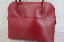 Load image into Gallery viewer, HERMES BOLIDE 31 Box carf leather Rouge H □D Engraving Shoulder bag 600070189
