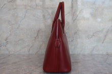 将图片加载到图库查看器，HERMES BOLIDE 31 Box carf leather Rouge H □D刻印 Shoulder bag 600070189
