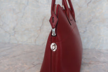 将图片加载到图库查看器，HERMES BOLIDE 31 Box carf leather Rouge H □D刻印 Shoulder bag 600070189
